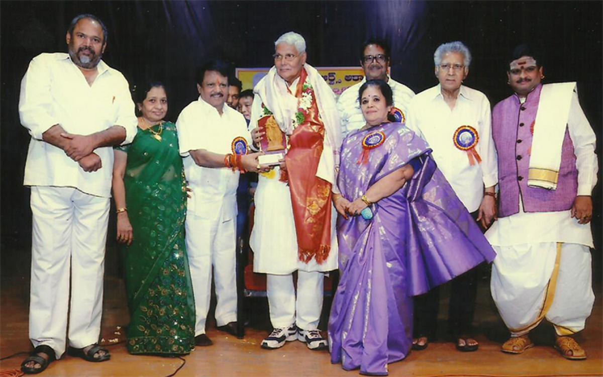 Centenarian producer K Raghava felicitated